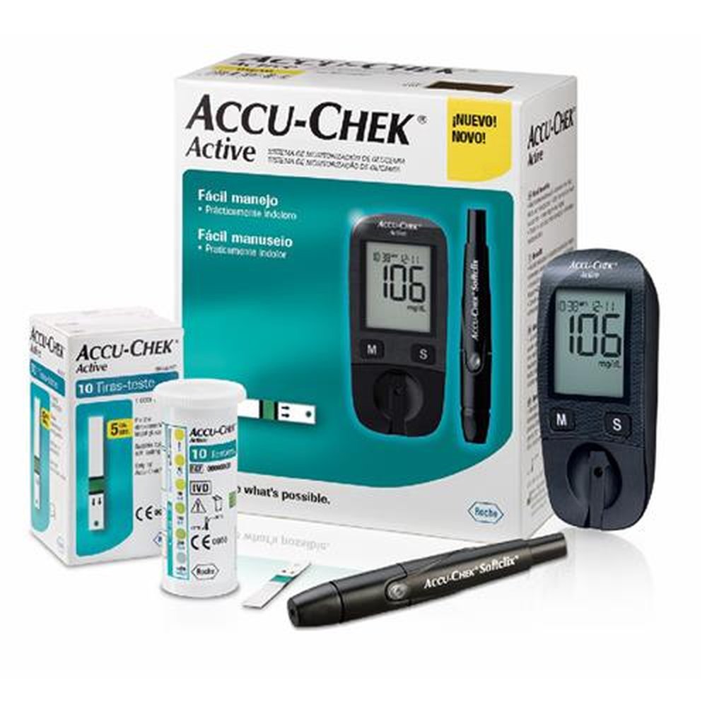 Glicosim Accu Chek Active (lanc/fit)