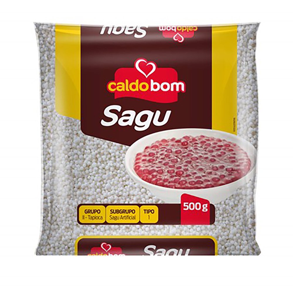 Sagu 500g - caldo bom (embalagem contém 12 unidades)
