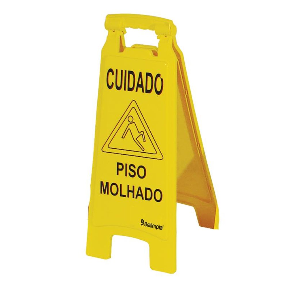 Placa Sinalizadora Piso Molhado