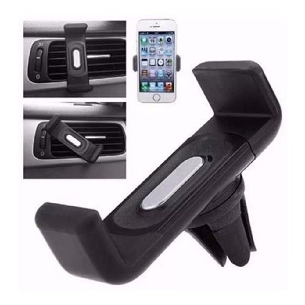 Suporte Universal Automotivo Para Celular Saída De Ar Gbmax Preto