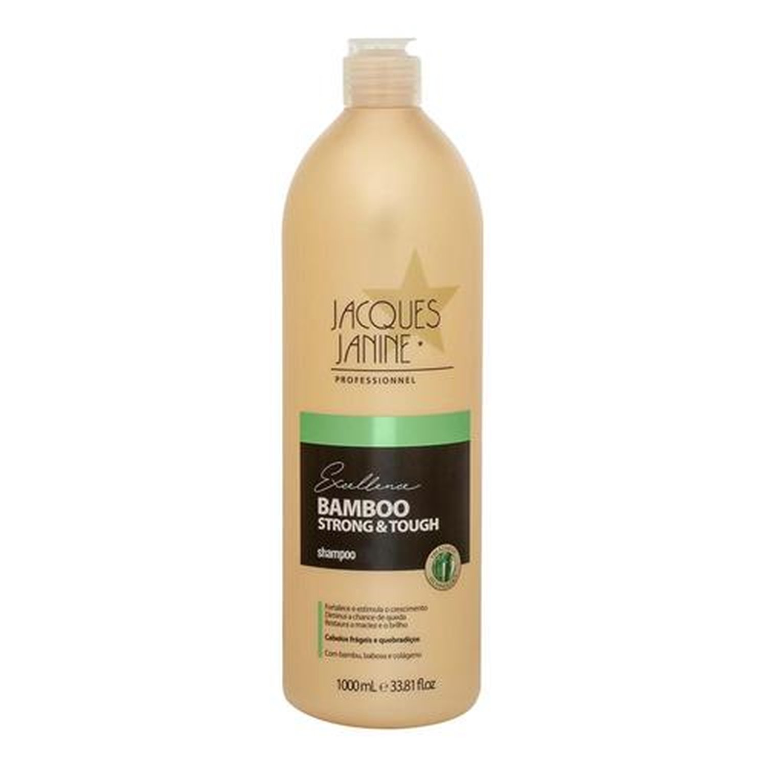 Shampoo Bamboo Strong & Tough Jacques Janine Professionnel 1000ml