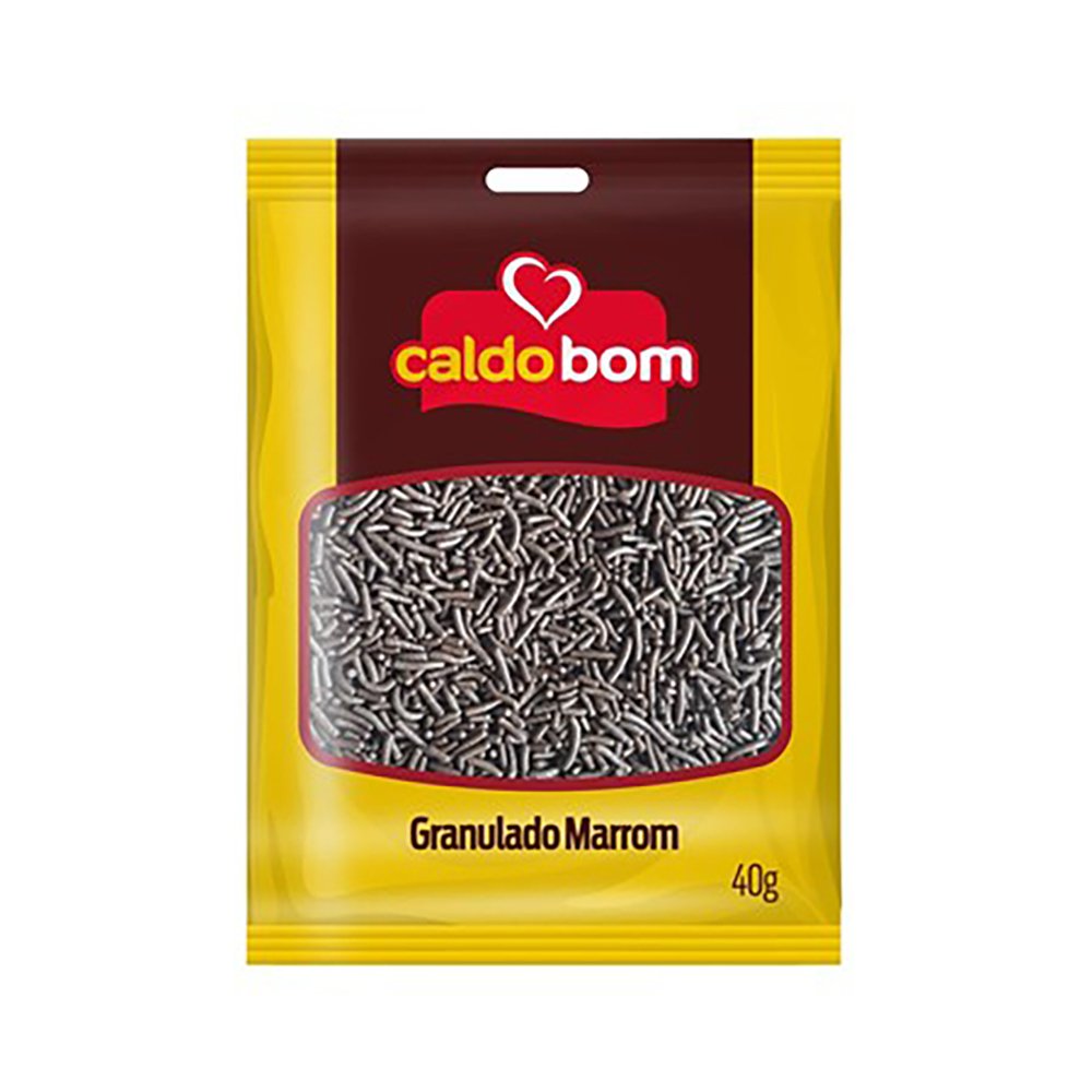 Chocolate granulado 40g caldo bom (Embalagem contém 12 unidades)