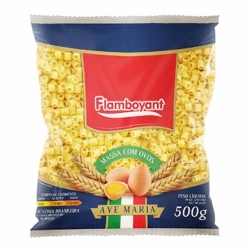 Massa Ave Maria Ovos Flamboyant 24x500g