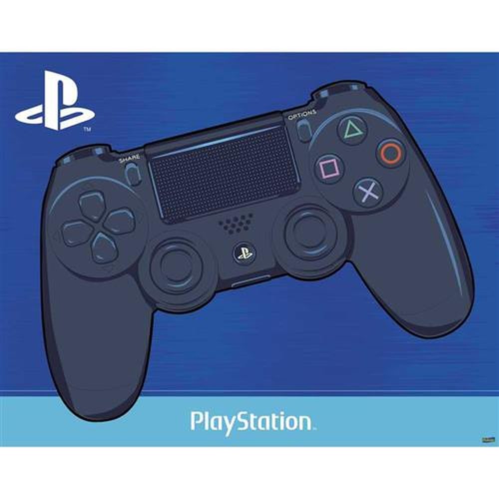 Painel Decom Gigante Em Tecido Playstation