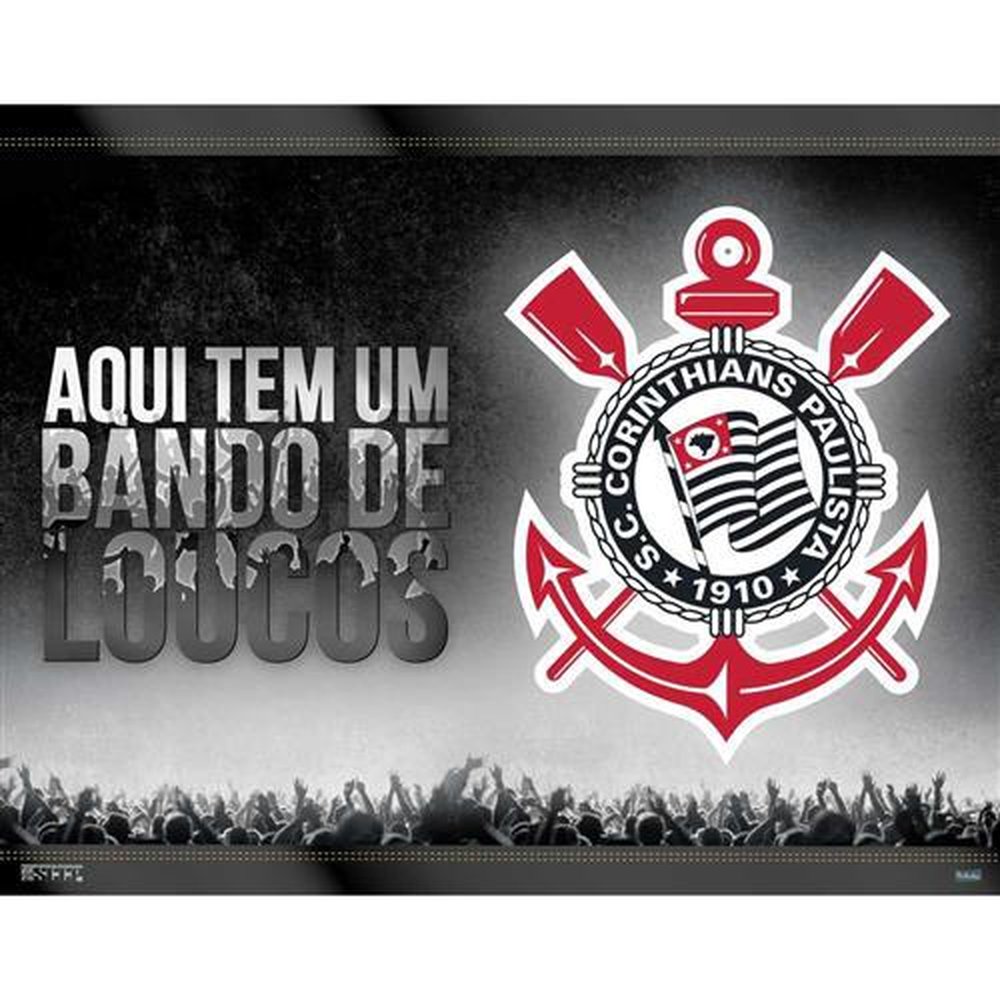 Painel Decom Gigante Em Tecido Corinthians