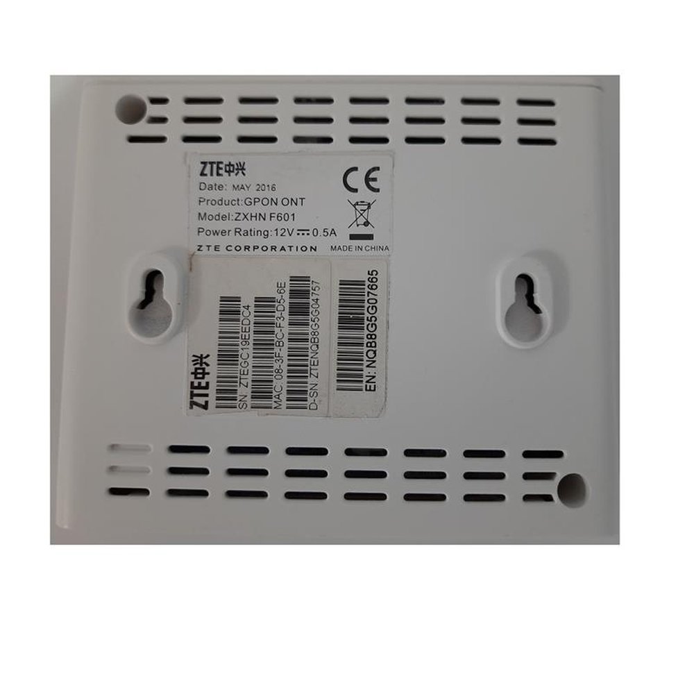 ONU ZXHN F601 - Kit com 15 ONU + 15 fontes - ZTE