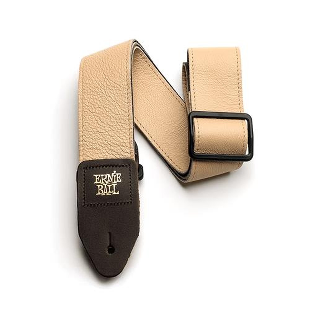 Correia Tri - Glide Couro Italiano Bege P04136 - ERNIE BALL
