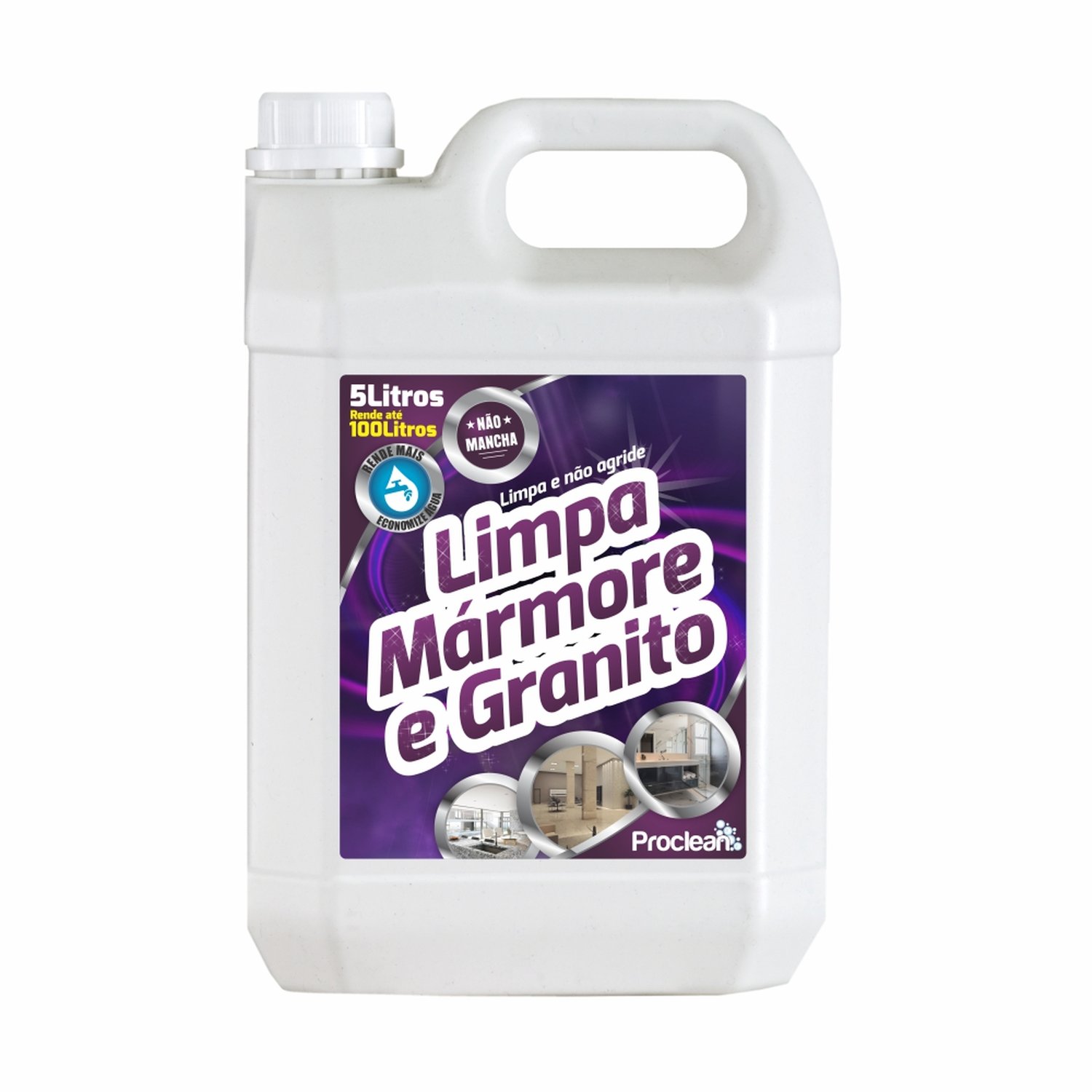 Limpa Mármore e Granito 5 Litros Proclean