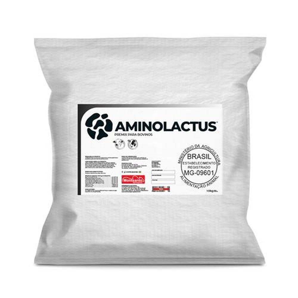 Aminolactus 10kg - Montsanto - Premix Mineral com Prebióticos e Probióticos Para Melhorar a Qualidade do Leite e Diminuir a CCS.
