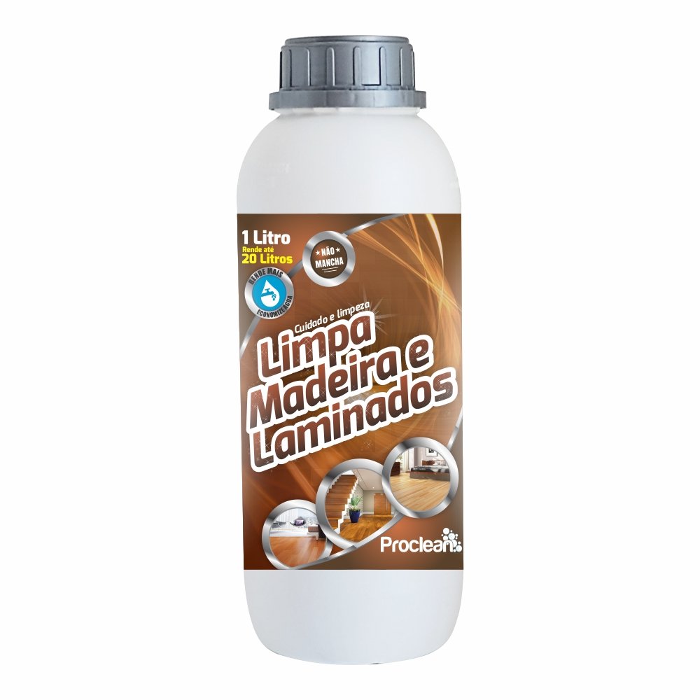 Limpa Madeira e Laminados 1 Litro Proclean
