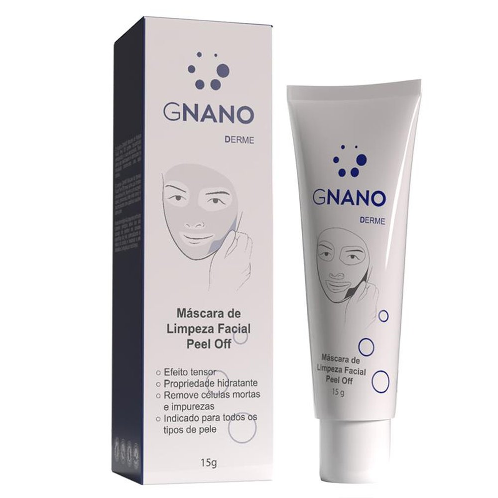 Mascara de Limpeza Facial Peel Off 15G - Gnano
