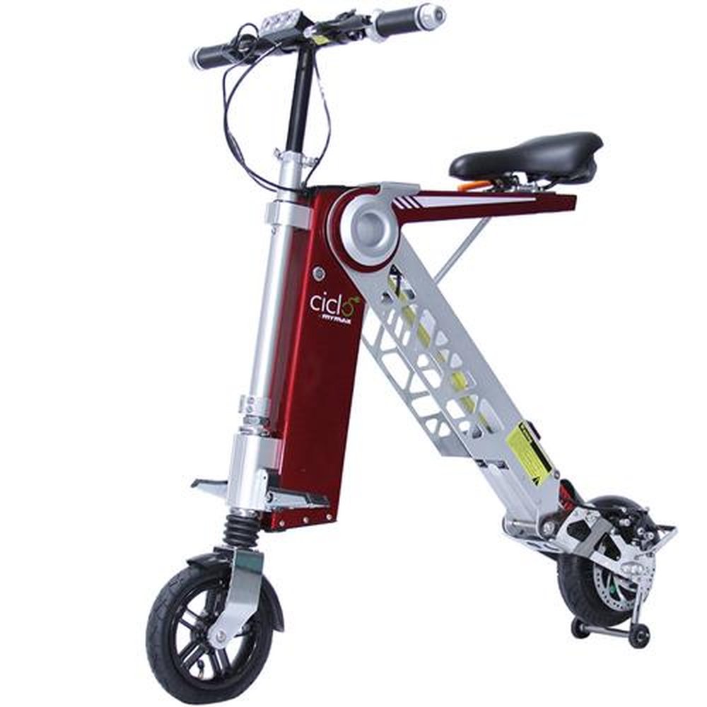 Bicicleta Eletrica E-Bike 250W Mod Ciclo Vermelha - MYMAX