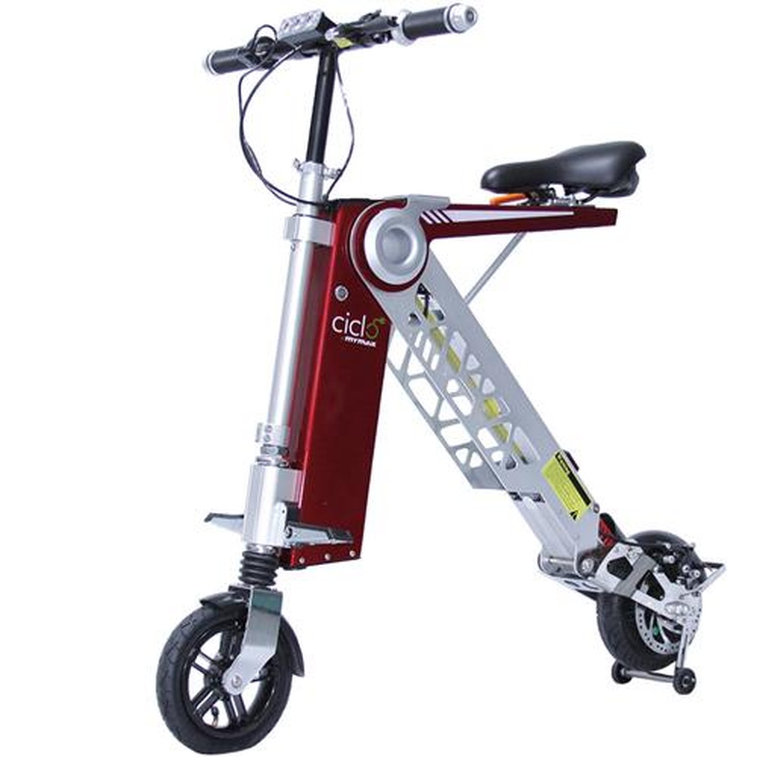 Bicicleta Eletrica E-Bike 250W Mod Ciclo Vermelha - MYMAX