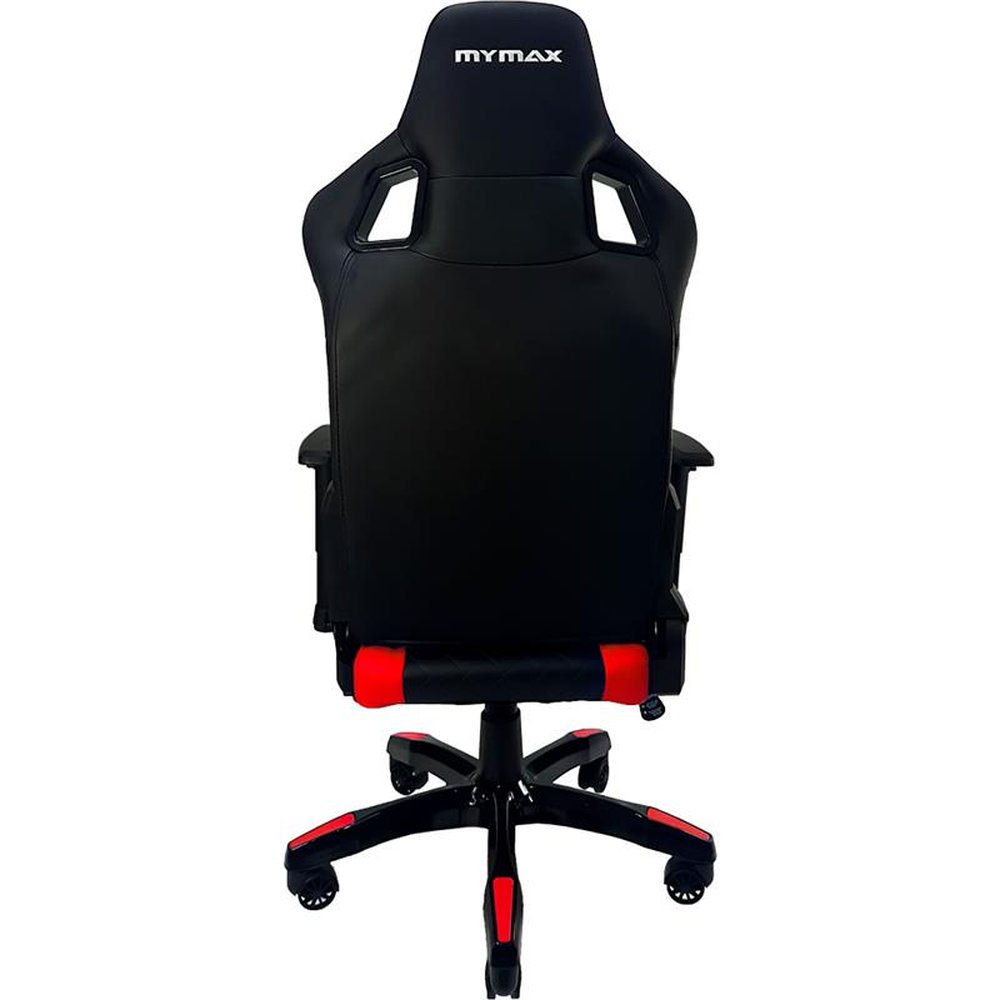 Cadeira Gamer MX15 Giratoria Preto/Vermelho - MYMAX