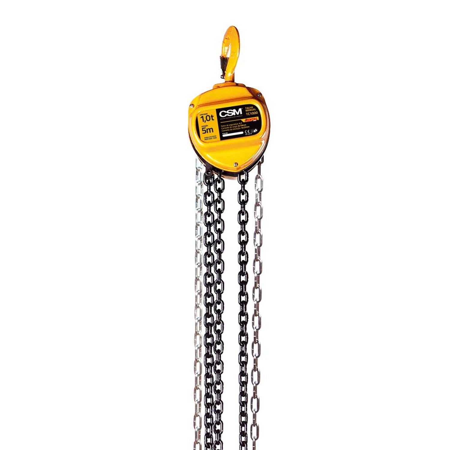 Talha Manual de Corrente 1 TON 5m ELEV