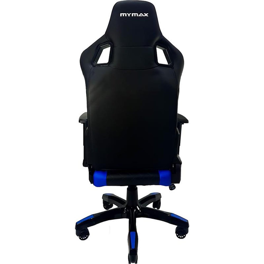 Cadeira Gamer MX15 Giratoria Preto/Azul - MYMAX