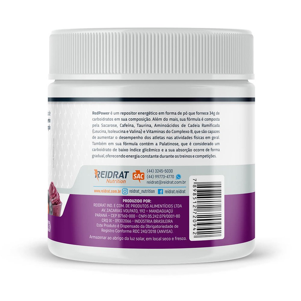 Red-Power Pote 360g - Guaraná com Açaí