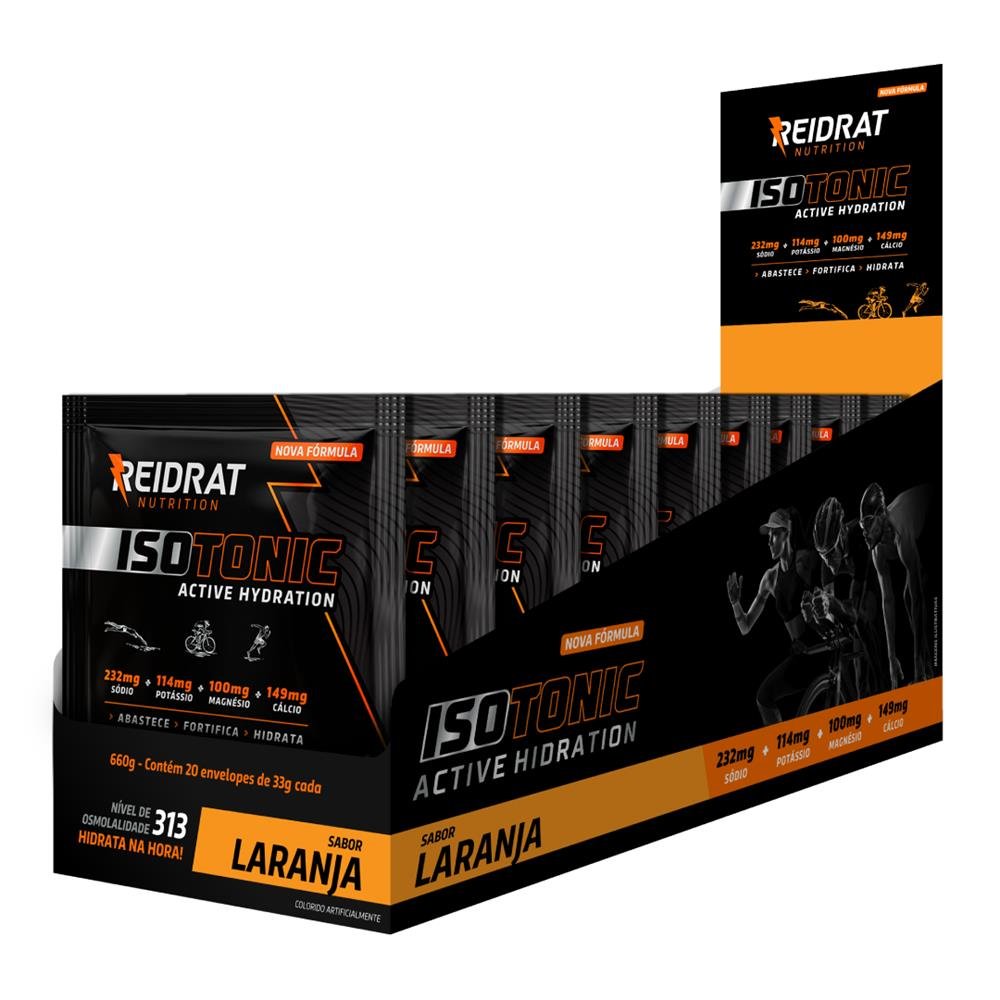 Isotonico (Display 20 unidades X 33g) - Laranja