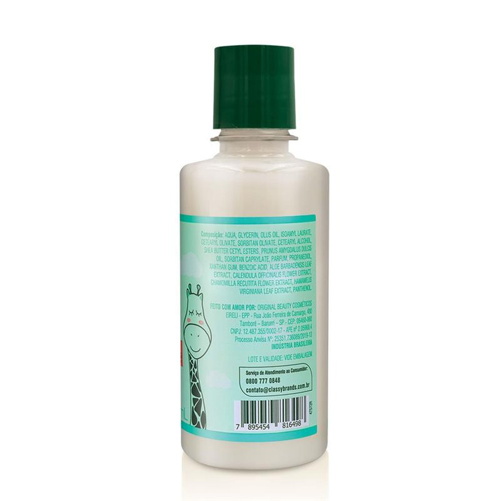 Hidratante Hipoalergênico Vegano e Natural Boni Natural Bebê com Karité & Amêndoas, Dermatologicamente Testado, 250m