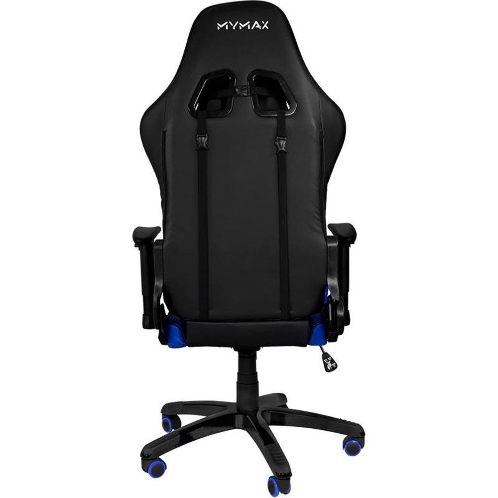 Cadeira Gamer MX5 Giratoria Preto/Azul - MYMAX