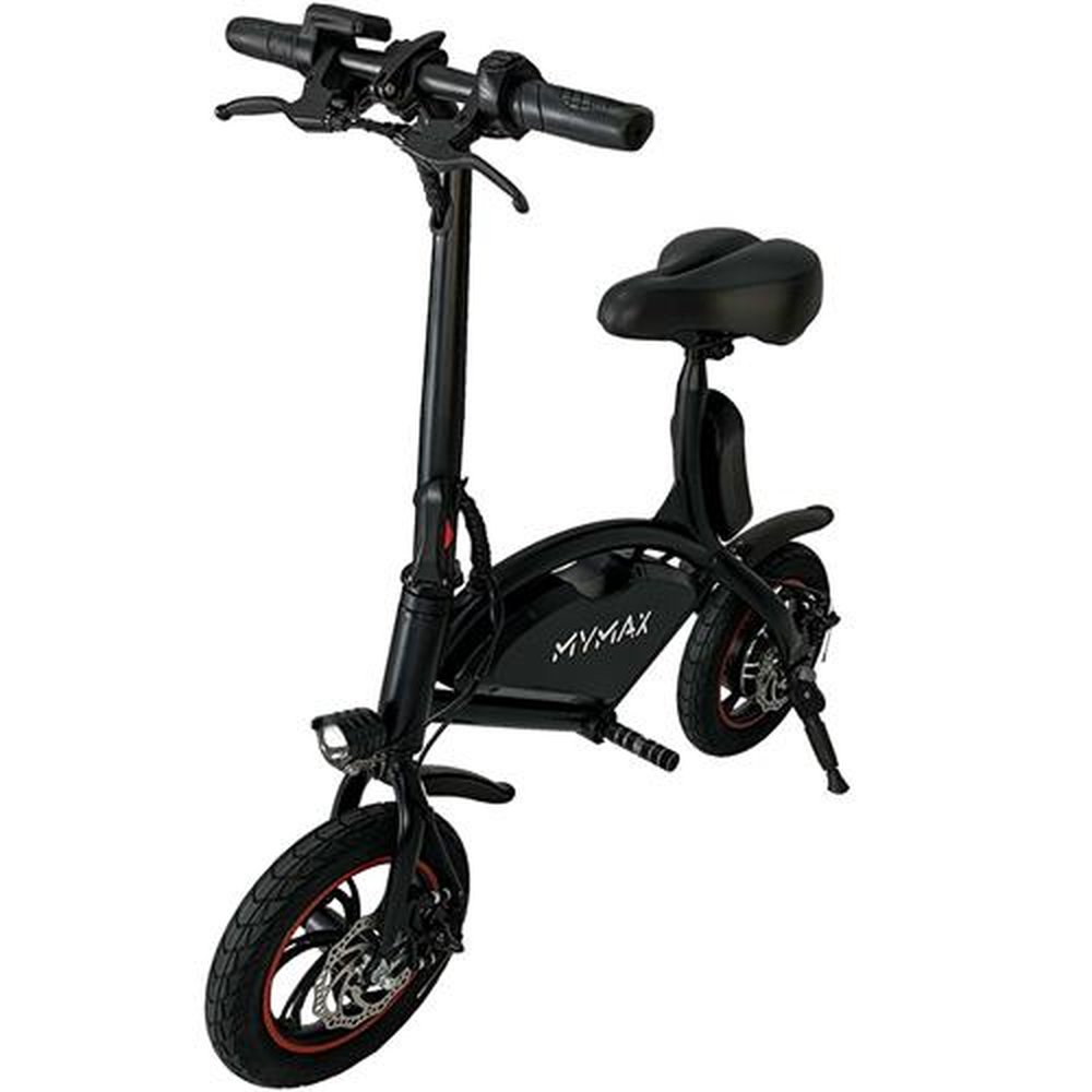 Bicicleta Eletrica Ebike Life 1.0 Bat 6.6Ah ate 20km Preto - MYMAX