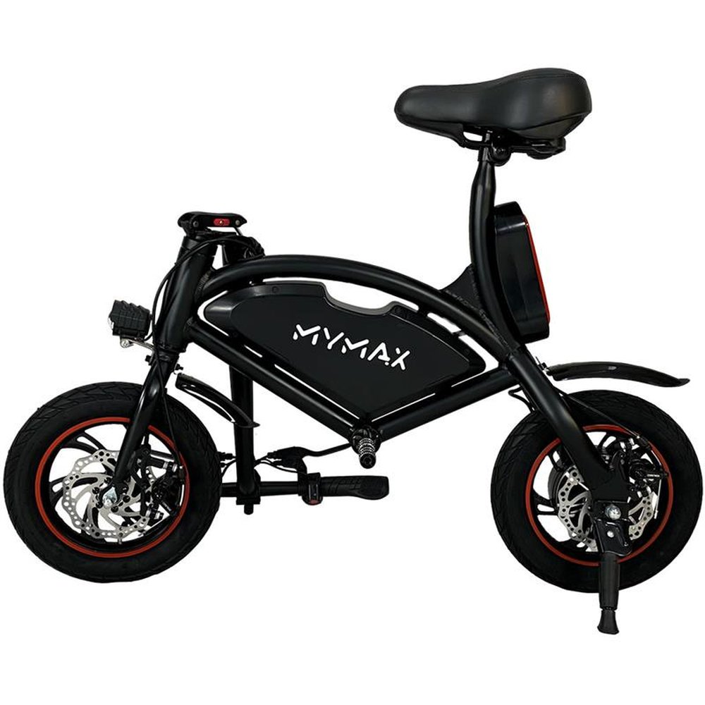 Bicicleta Eletrica Ebike Life 1.0 Bat 6.6Ah ate 20km Preto - MYMAX