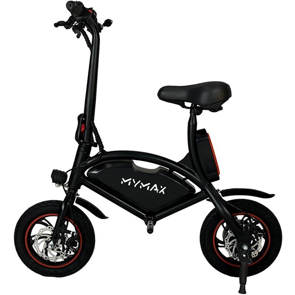Bicicleta Eletrica Ebike Life 1.0 Bat 6.6Ah ate 20km Preto - MYMAX