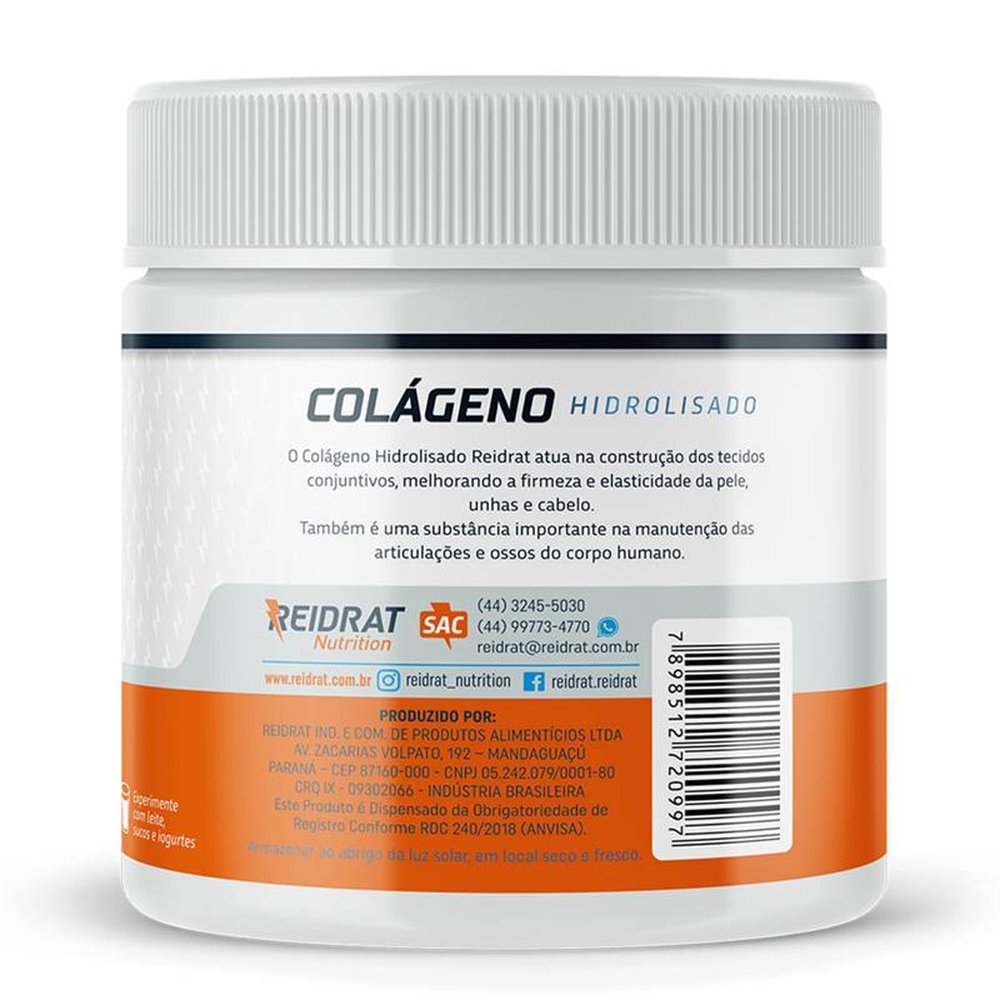 Colágeno Pote 300g - 30 doses - Limão