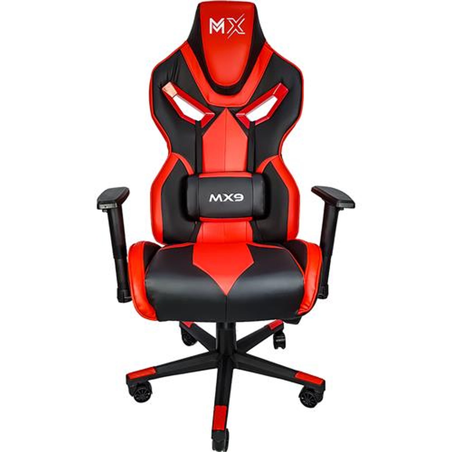 Cadeira Gamer MX9 Giratoria Preto/Vermelho - MYMAX