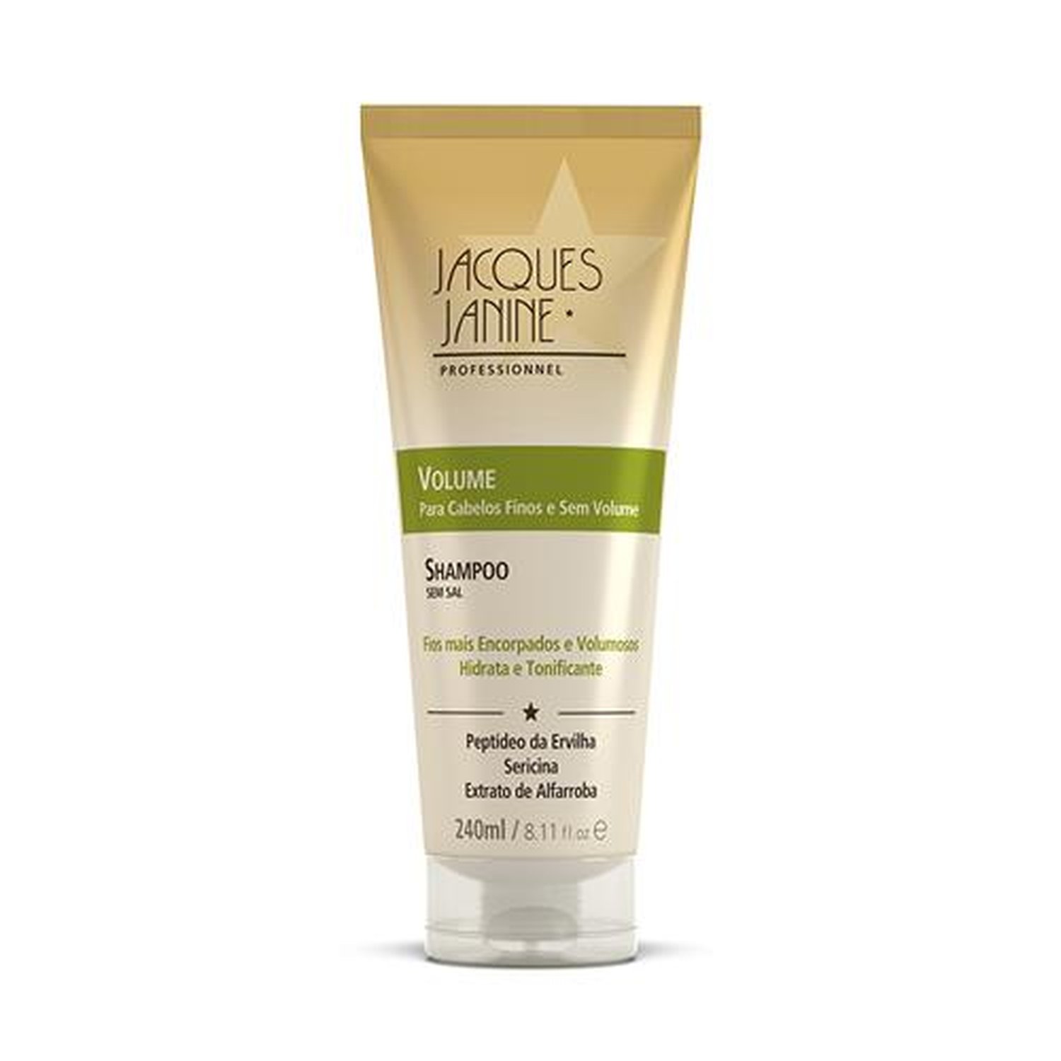 Shampoo Volume Cabelos Finos Jacques Janine Professionnel 240ml