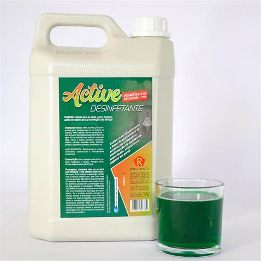 DESINFETANTE PRONTO USO 5 L ACTIVE POP FRAGRANCIA FLORAL ROYAL QUALITY