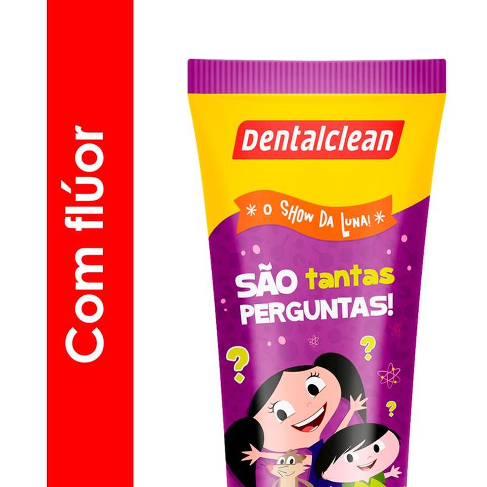 Creme Dental Infantil O Show da Luna com fluor sabor Tutti Frutti 100g (Emb. Com 12 unidades cada) | Dentalclean