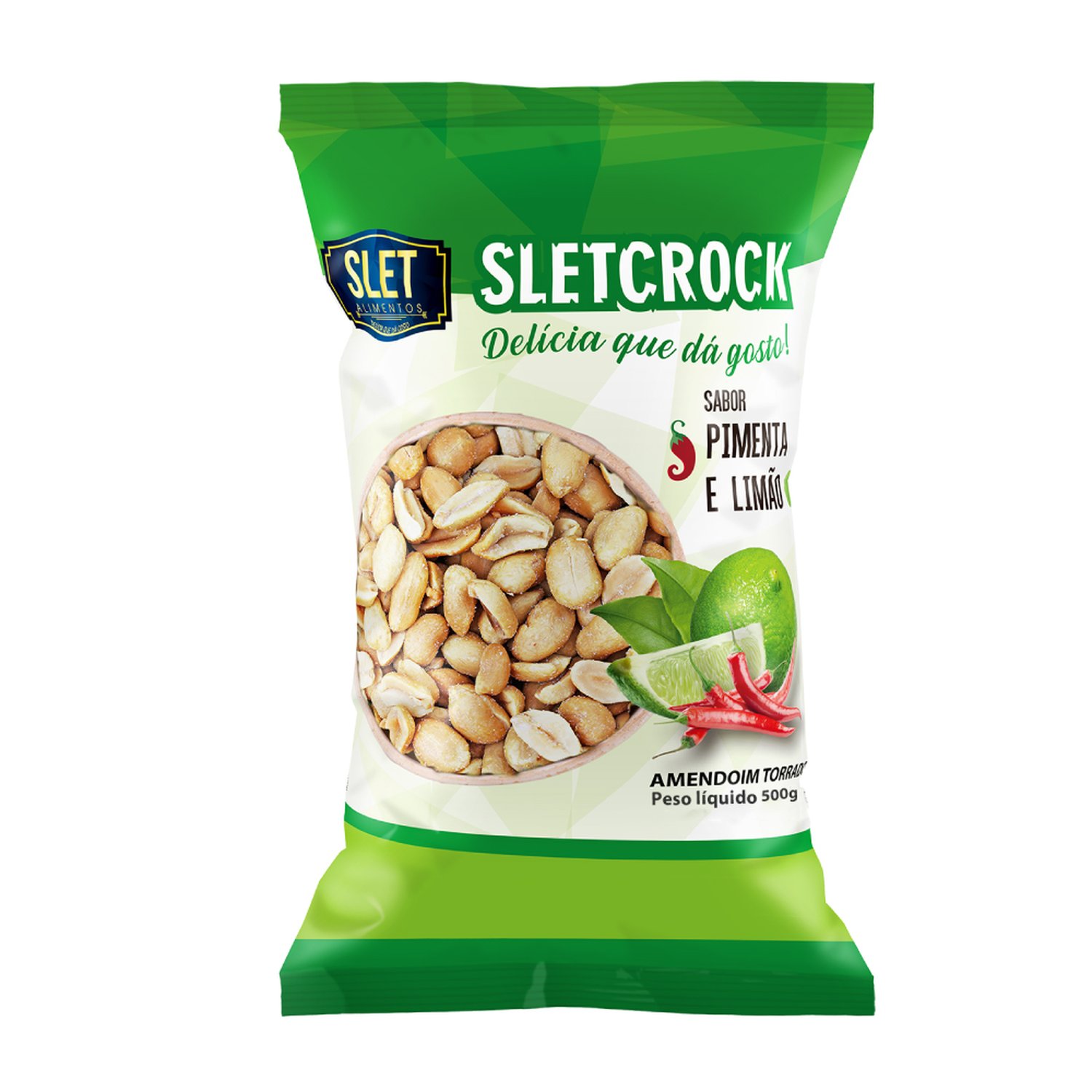 Amendoim Torrado Pimenta e Limão 500g