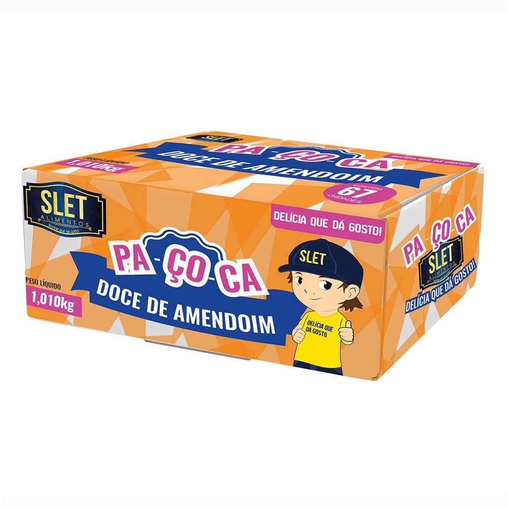 Paçoca Rolha 1,010 kg Slet Alimentos