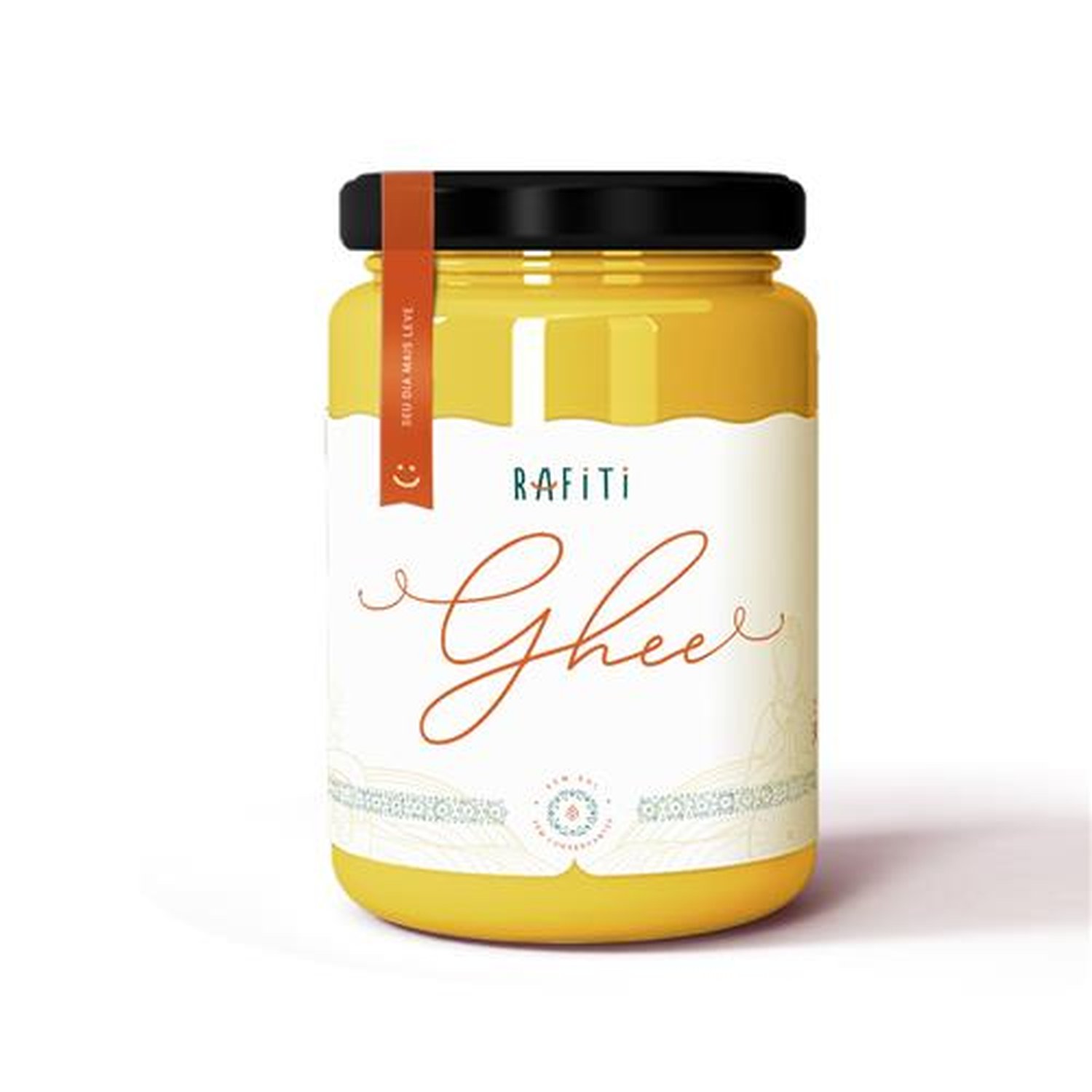 Manteiga Ghee tradicional 480gr Rafiti (Emb. contém 15 potes de 180gr)