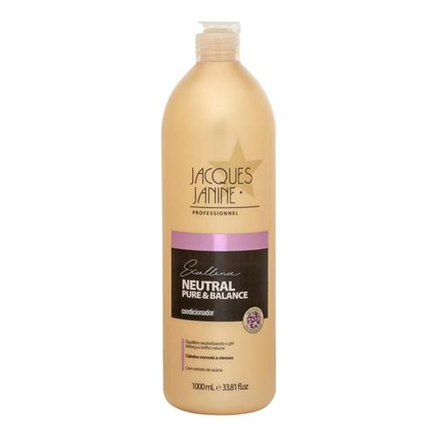 Condicionador Neutral Pure & Balance Jacques Janine Professionnel 1000ml