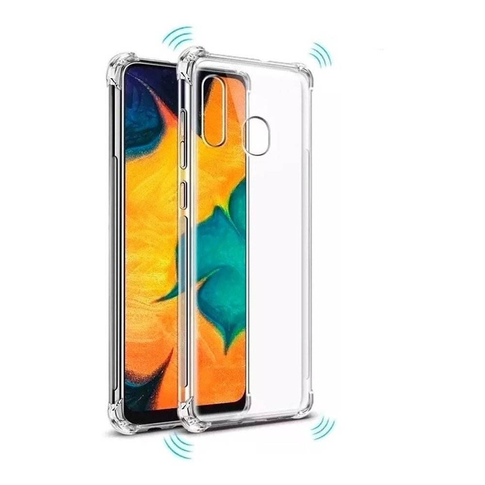 Capa TPU Samsung A20 Antishock Transparente Gbmax