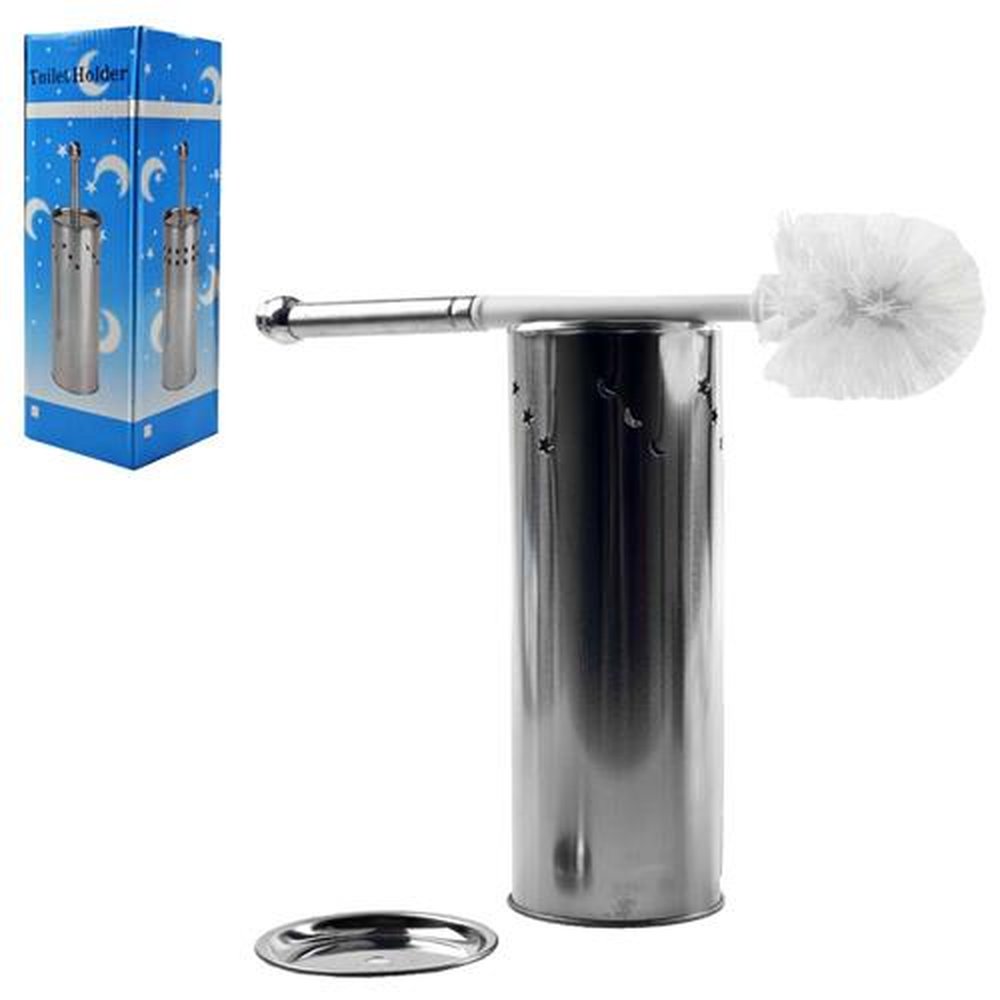 Escova Sanitaria De Metal Com Suporte