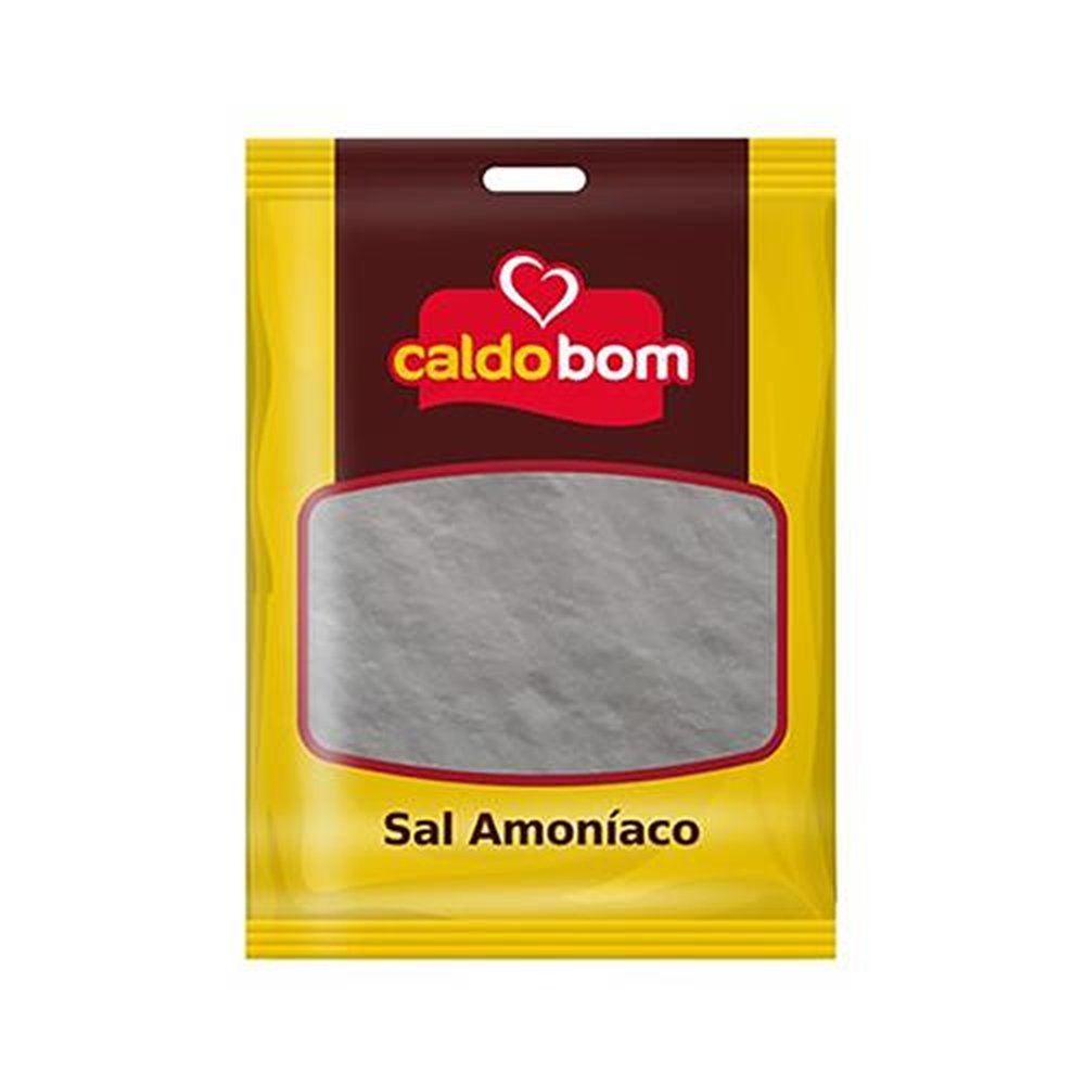 Sal amoníaco 40g - caldo bom (Embalagem contém 12 unidades)