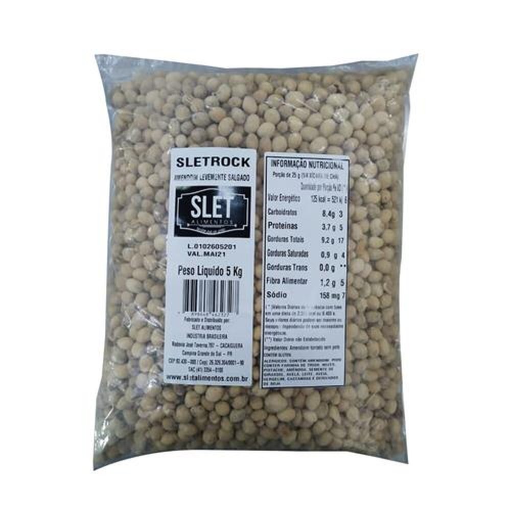 Amendoim Levemente Salgado 5 Kg