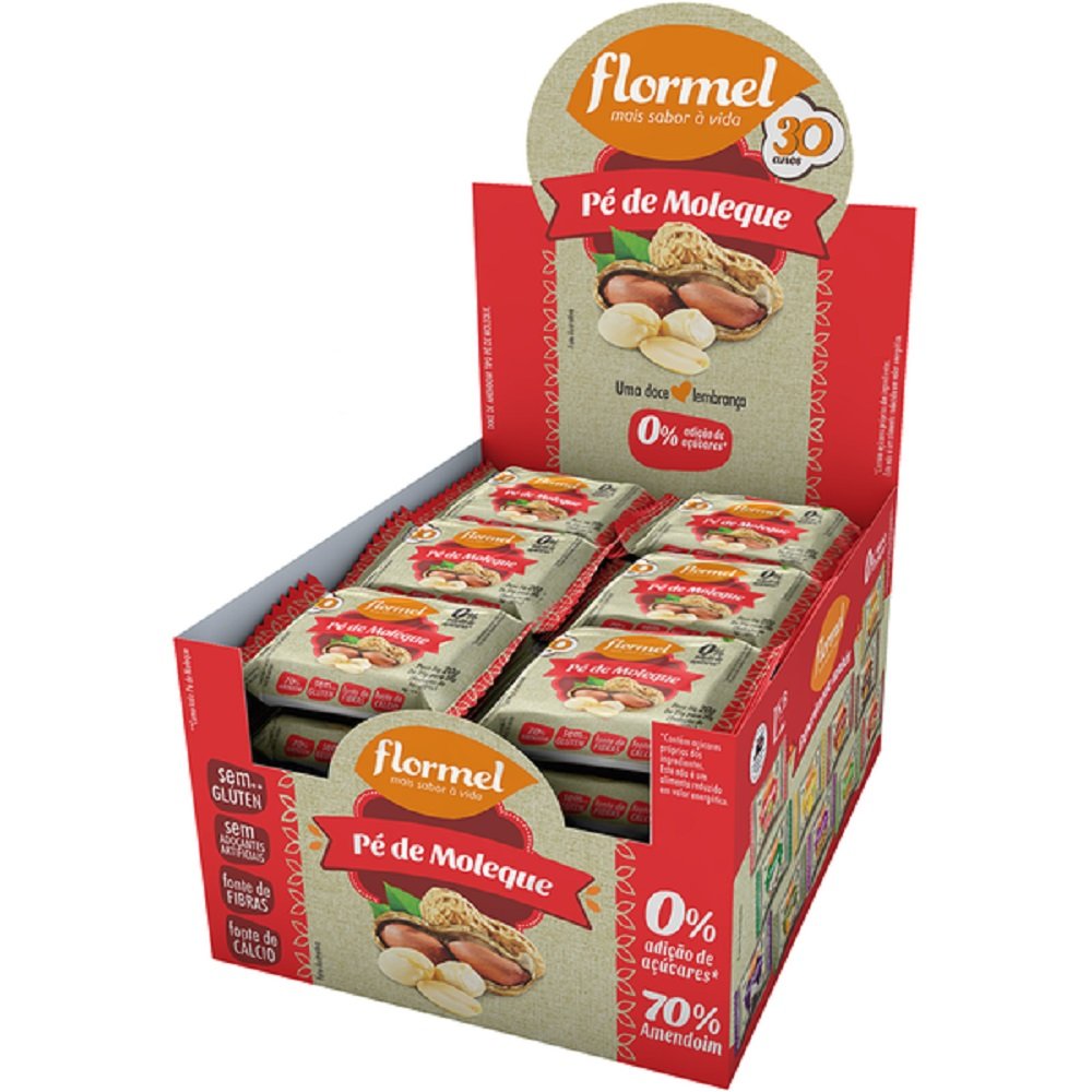 Pe de Moleque Zero 20g (Emb. contém 216 und de 20g)