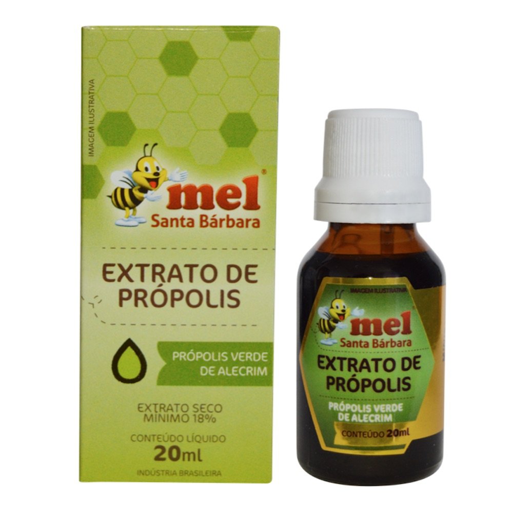 Extrato de propolis Verde 18% Santa Bárbara