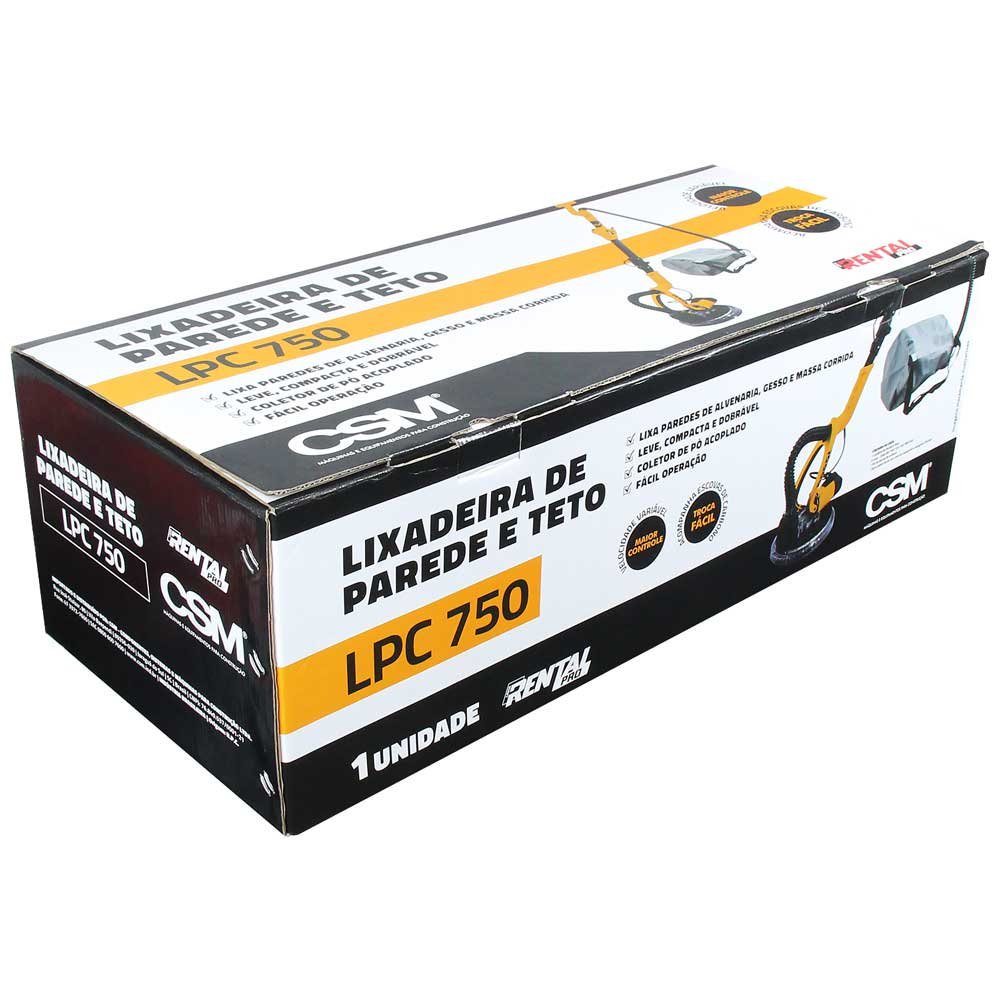 Lixadeira de parede 225mm 220v LPC 750