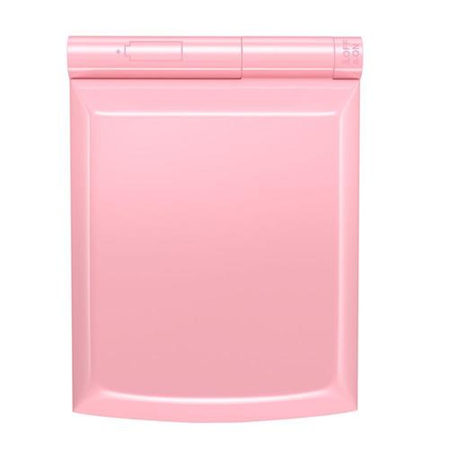 Espelho De Bolsa Com 8 Leds Portátil E Dobrável Gbmax Rosa