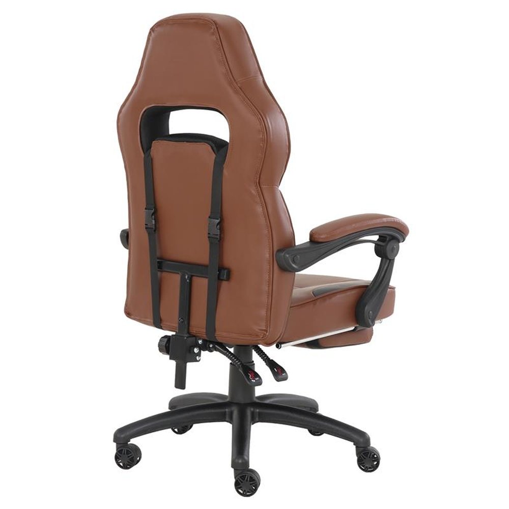 Cadeira Gamer Mod. COBRA-D380 Marrom e Preto - Nexus Gamer