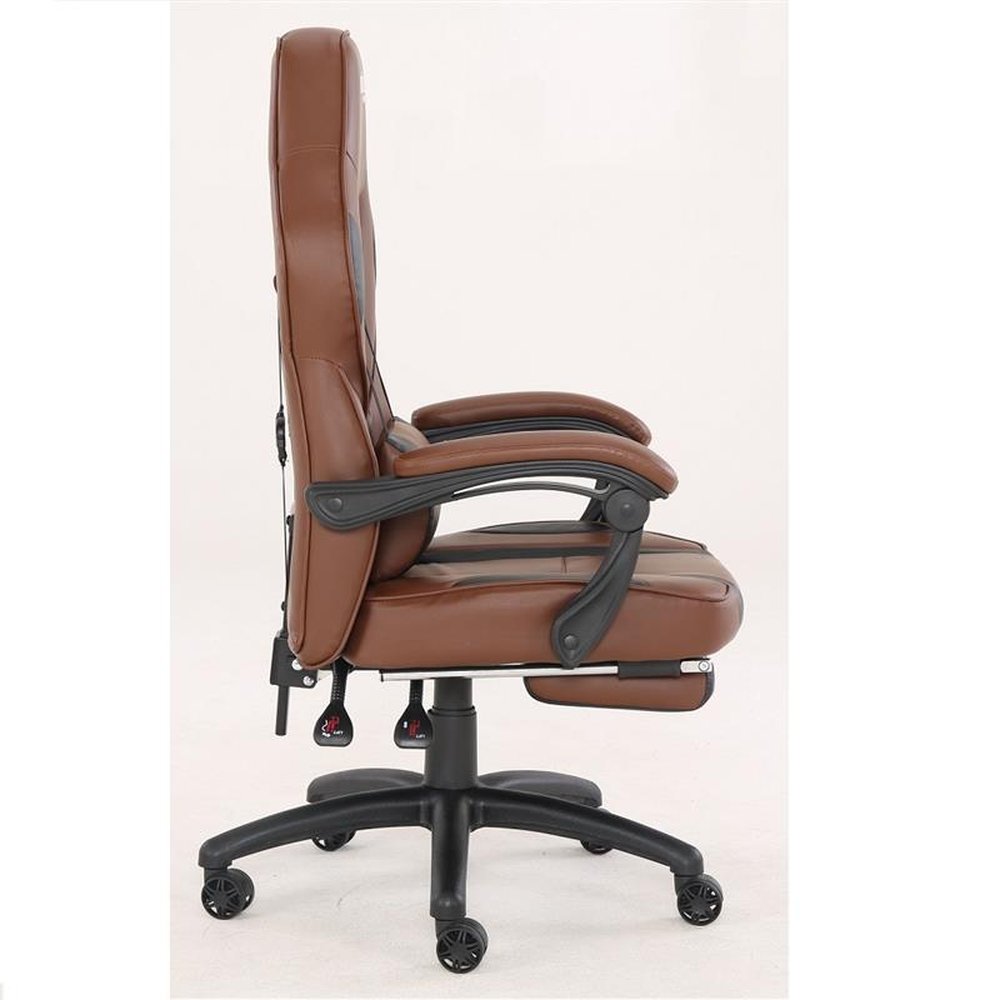 Cadeira Gamer Mod. COBRA-D380 Marrom e Preto - Nexus Gamer