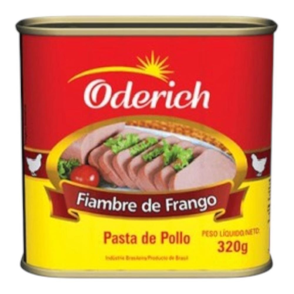 Conserva Oderich Frango Cortar 320g - Caixa com 24 Unidades