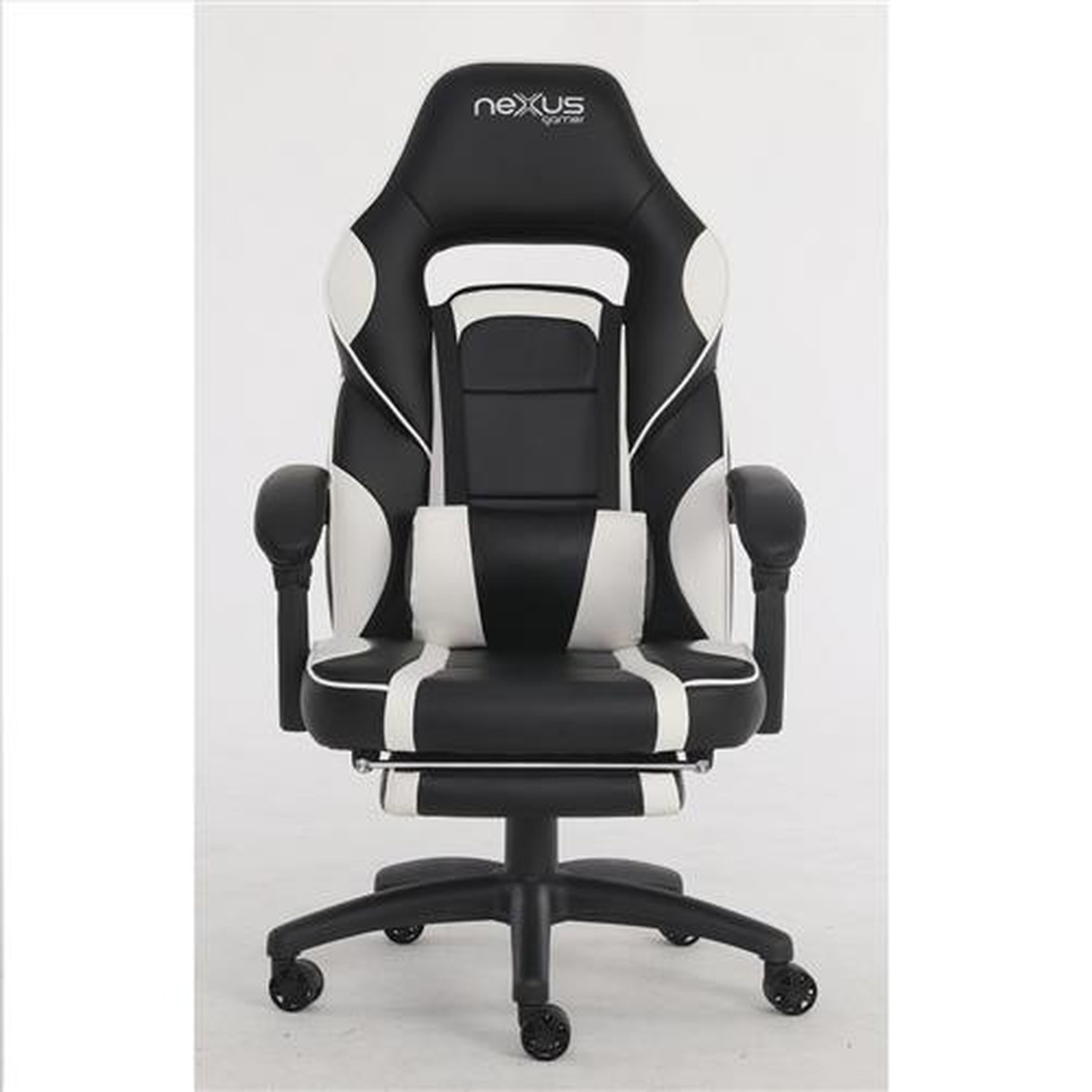 Cadeira Gamer Mod. COBRA-D380 Branco e Preto - Nexus Gamer