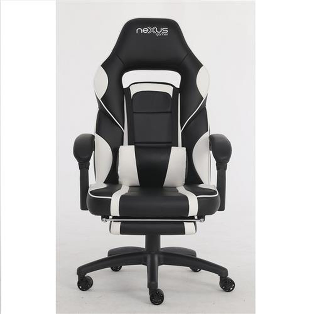 Cadeira Gamer Mod. COBRA-D380 Branco e Preto - Nexus Gamer