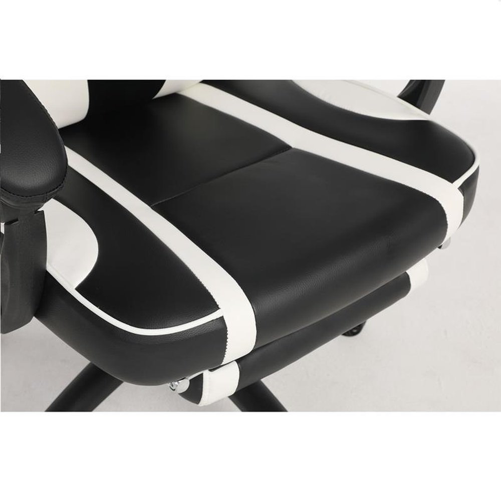Cadeira Gamer Mod. COBRA-D380 Branco e Preto - Nexus Gamer